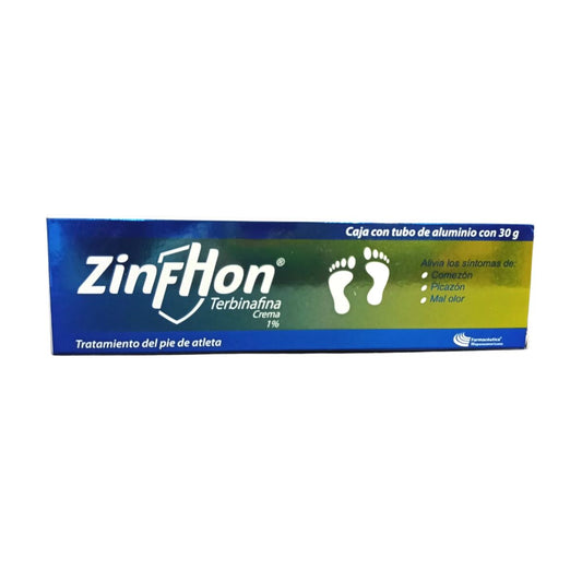 FARM HISPA ZINFHON TERBINAFINA CREMA 1% TUBO 30 G 