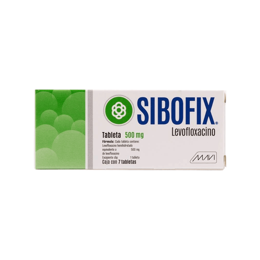 SIBOFIX (LEVOFLOXACINO) TABLETAS 500 MG CAJA C/7