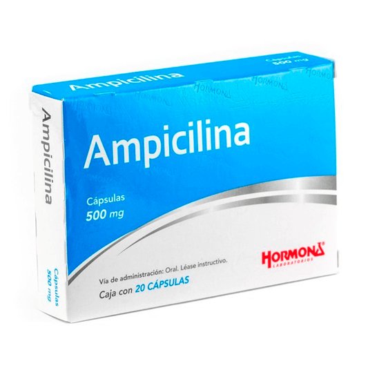 AMOXICILINA LAB:HORMONA CAPSULAS 500 MG CAJA C/12