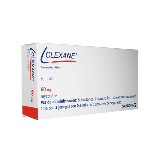CLEXANE (ENOXAPARINA SODICA) JERINGA 60 MG/ 0.6 ML